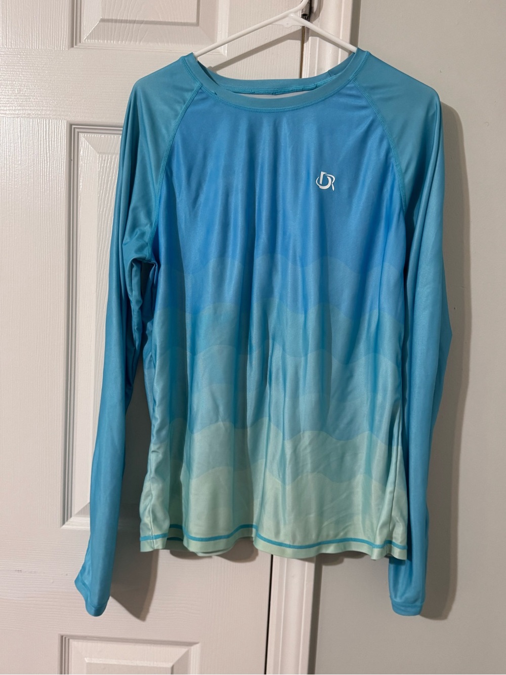 Deerose Blue Ombre Women’s Rash Guard SPF 50+